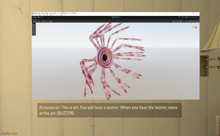 THE ANCIENT ONE | image tagged in this is art stare at the art portal 2,horrors beyond my comprehension | made w/ Imgflip meme maker