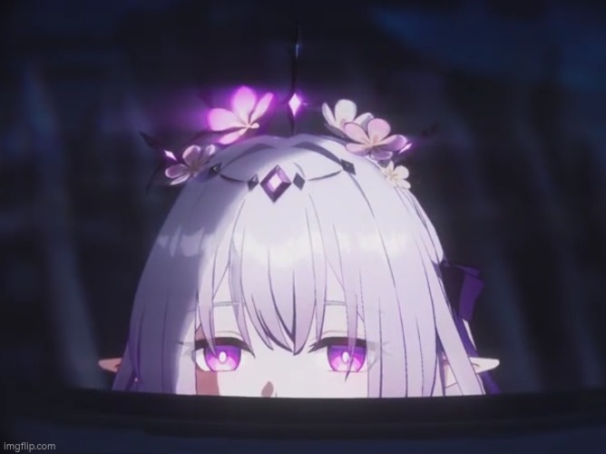 Castorice peeking | image tagged in castorice peeking | made w/ Imgflip meme maker