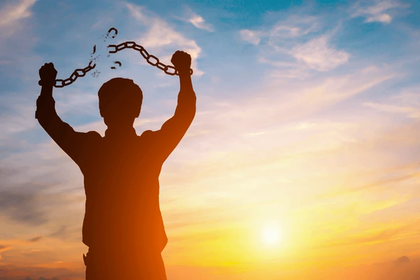 Breaking Chains Blank Meme Template