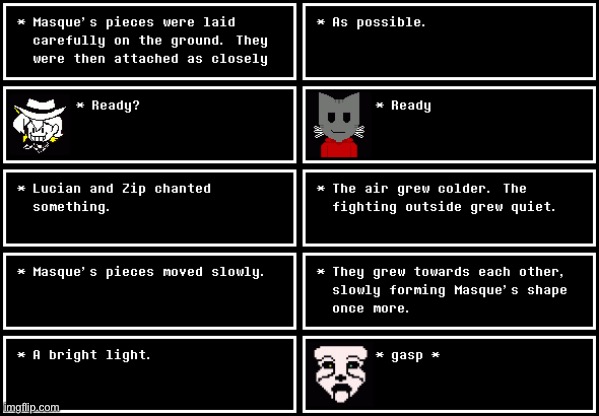Protomask, chill. Apart from that: Masque reborn | made w/ Imgflip meme maker