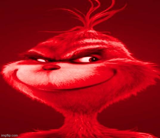 Red Grinch | image tagged in the grinch | made w/ Imgflip meme maker