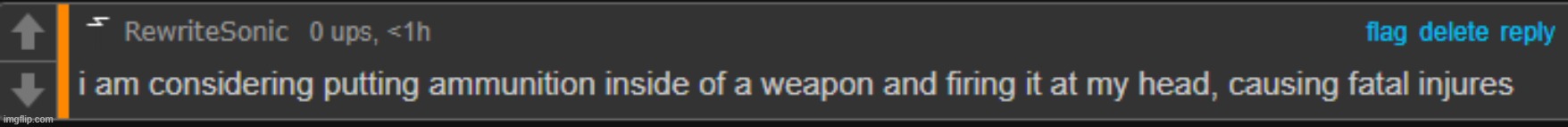 new temp released (not bait) | image tagged in kms rewrite | made w/ Imgflip meme maker