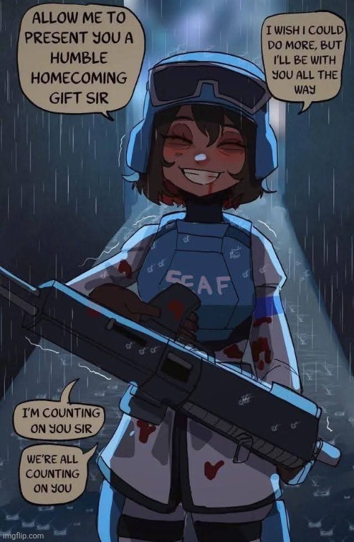 SEAF GF | image tagged in seaf gf | made w/ Imgflip meme maker