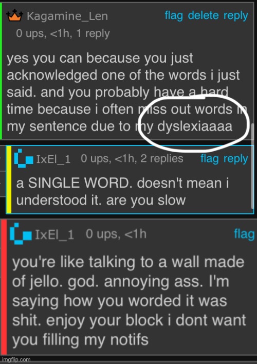 insulting how i speak after you cant prove what i said wrong then blocking me is tuff work. yes i do this top #proudhypocrite | made w/ Imgflip meme maker