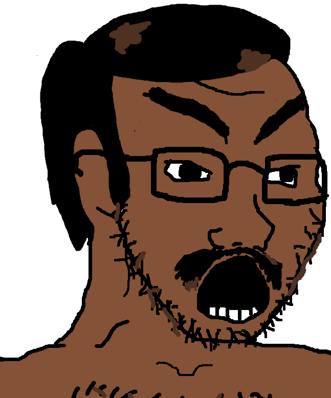 Indian Wojak Angry Meme Template