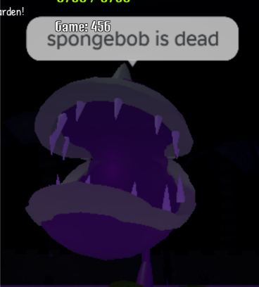 High Quality Spongebob is dead Chomper pvz Blank Meme Template