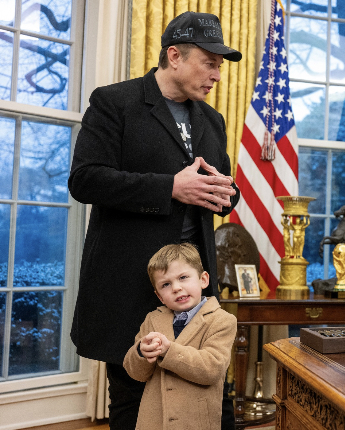 Evil Elon Kid Blank Meme Template