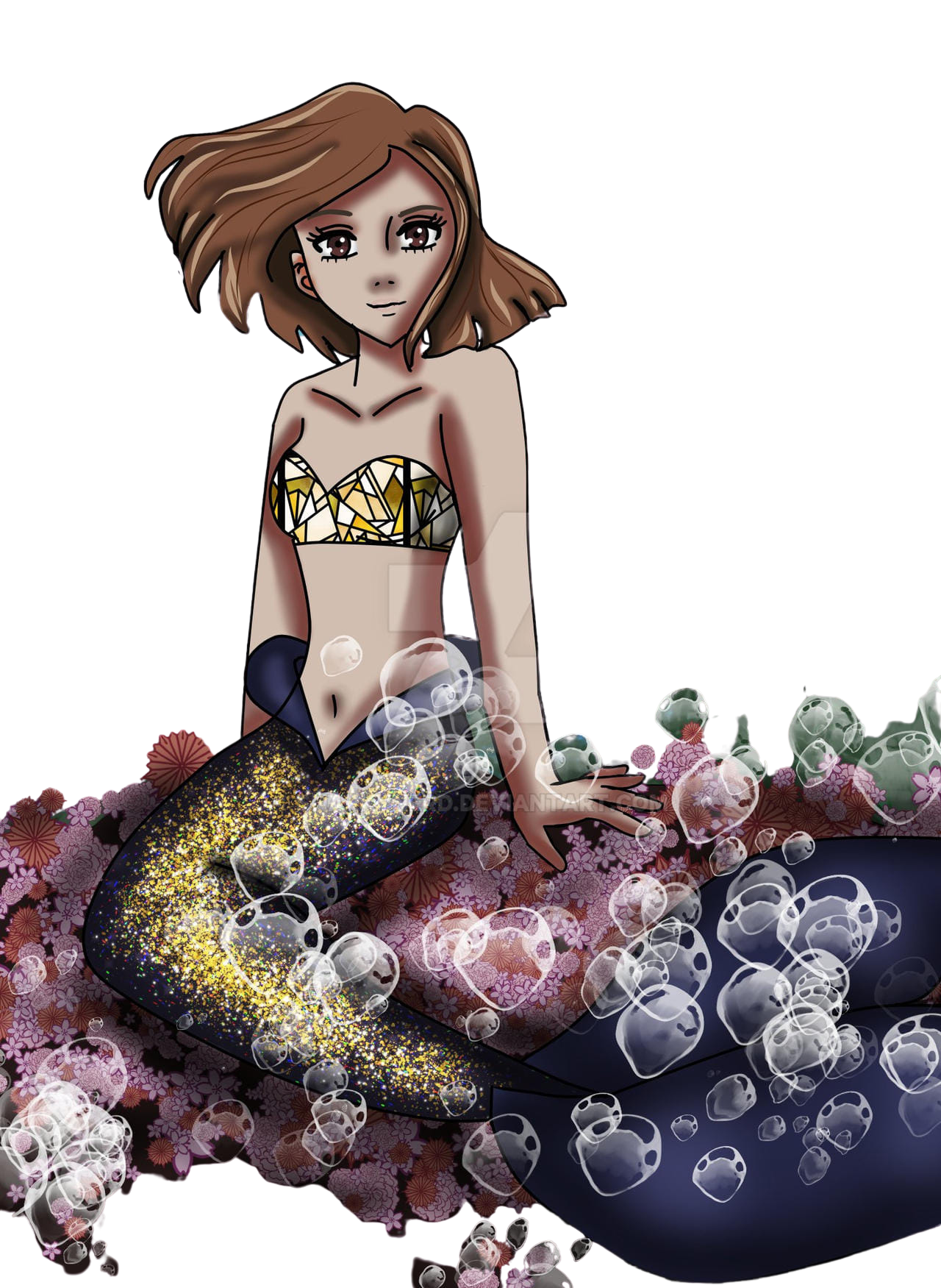 nobara mermaid Blank Meme Template