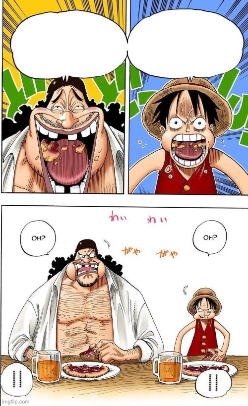 High Quality One Piece Blank Meme Template