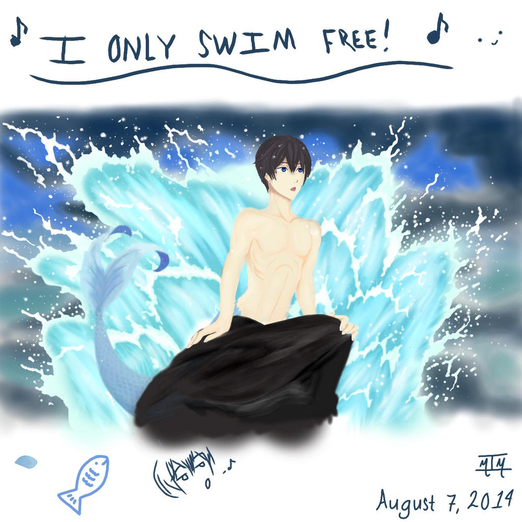 haru as ariel Blank Meme Template