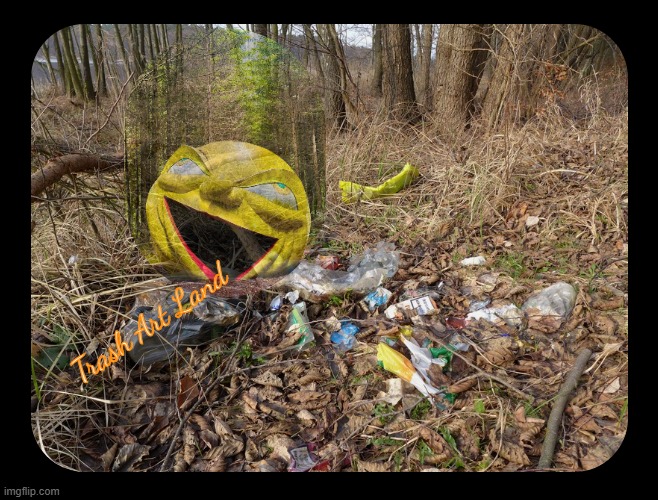 Deep Forrest (Trash) Art Land - Denmark | Trash Art Land | image tagged in art,wood,denmark,forrest | made w/ Imgflip meme maker