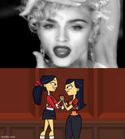 Emma and Kitty Dancing to Vogue | image tagged in emma trr and kitty dancing to what | made w/ Imgflip meme maker