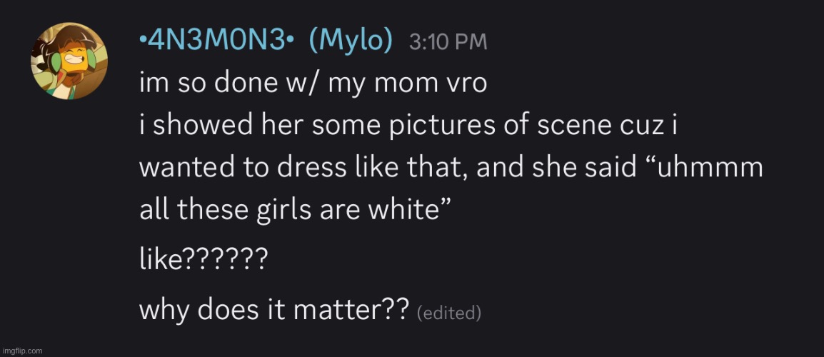 And then she insists on not being racist :/ | made w/ Imgflip meme maker