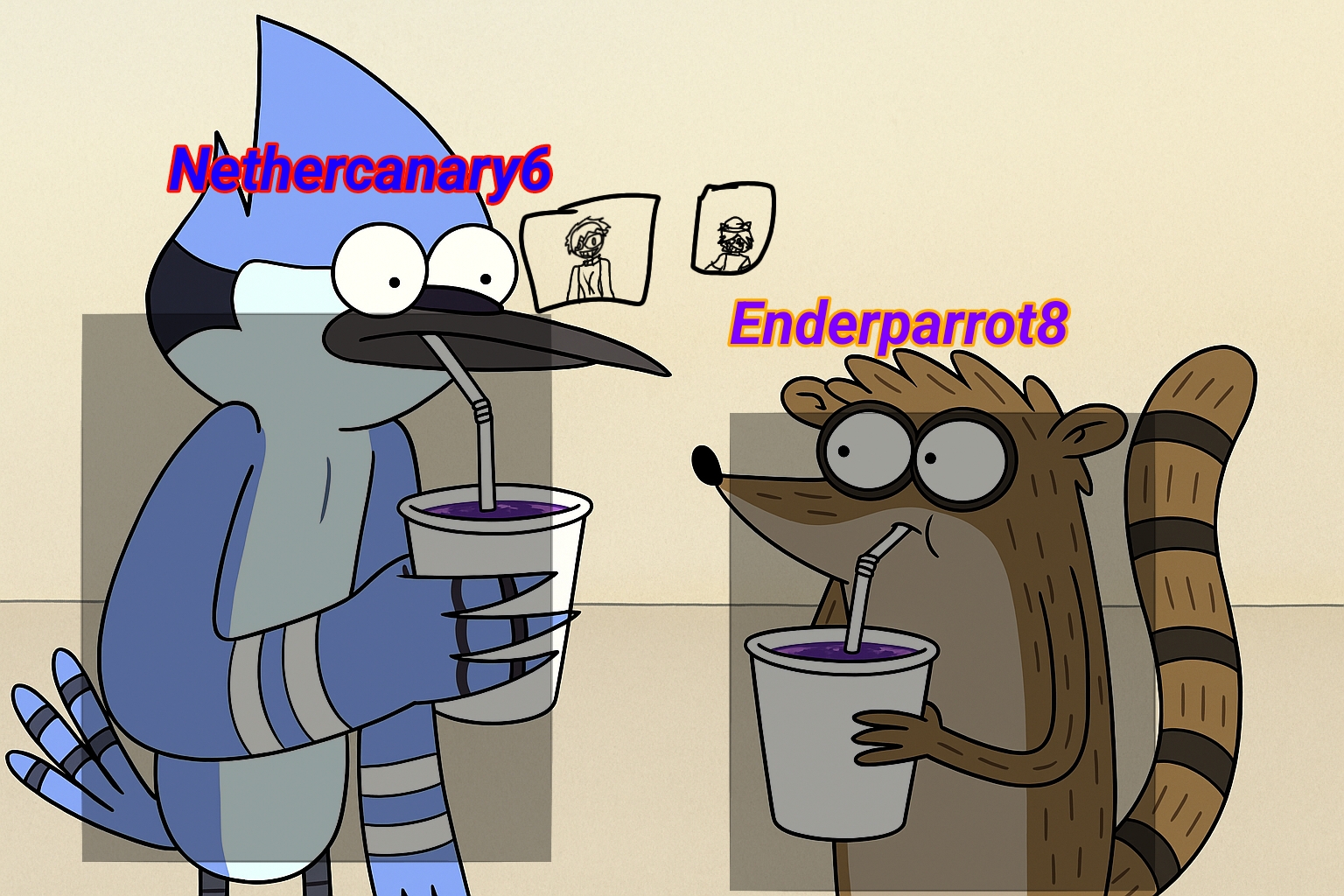 High Quality ender and nether regular lean temp Blank Meme Template