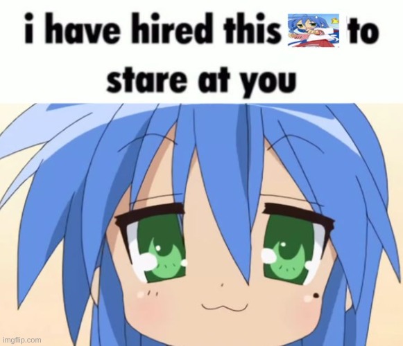 staaareee.,,, | image tagged in anime,stare | made w/ Imgflip meme maker