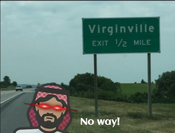 ... | No way! | image tagged in funny,muslim | made w/ Imgflip meme maker