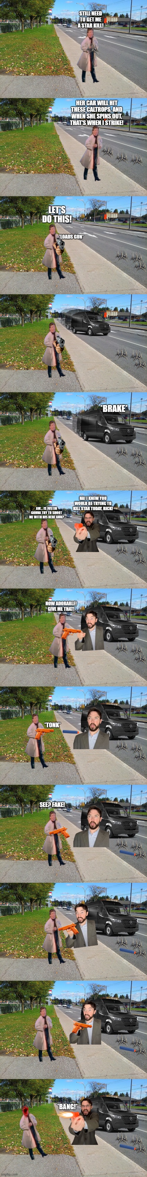 The Nerf Gun Saga 2 | image tagged in the nerf gun saga | made w/ Imgflip meme maker