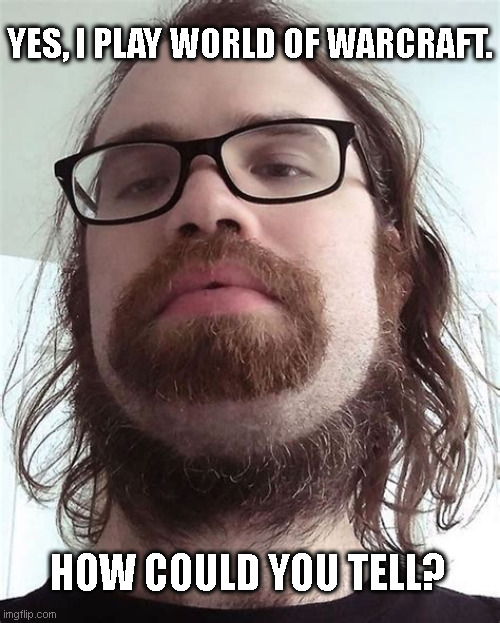 YES, I PLAY WORLD OF WARCRAFT. HOW COULD YOU TELL? | made w/ Imgflip meme maker