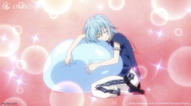 image tagged in cute,rimuru,bubbles,that time i got reincarnated as a slime | made w/ Imgflip meme maker