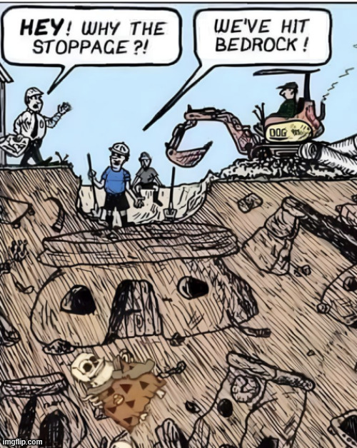 Bedrock | image tagged in repost,bedrock | made w/ Imgflip meme maker