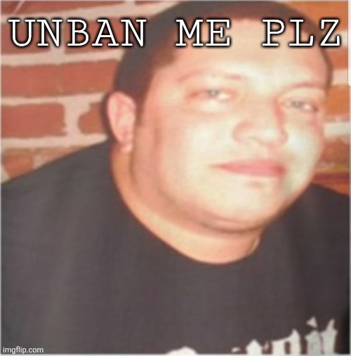 Sal Vulcano | UNBAN ME PLZ | image tagged in sal vulcano | made w/ Imgflip meme maker