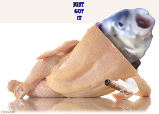 ¯¯¯¯¯¯¯¯¯-____ | JUST 
GOT
IT | image tagged in sexy chicken | made w/ Imgflip meme maker