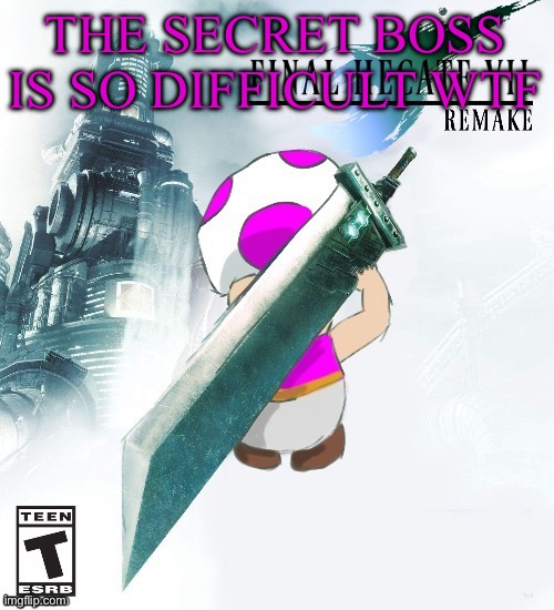 THE GAME LITERALLY TELLS YOU NOT TO FIGHT THEM BECAUSE IT’S TOO HARD | THE SECRET BOSS IS SO DIFFICULT WTF | image tagged in final hecate vii thank you disco | made w/ Imgflip meme maker