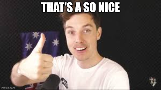 THAT'S A SO NICE | image tagged in lazarbeam aproves | made w/ Imgflip meme maker