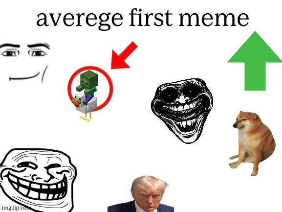 Blank White Template | averege first meme | image tagged in blank white template,memes,relatable | made w/ Imgflip meme maker