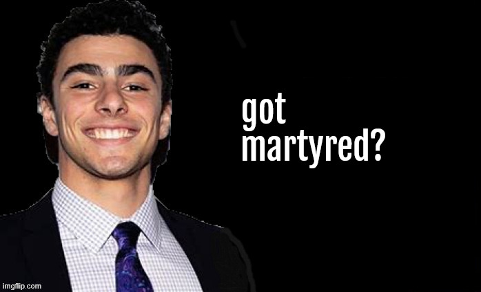 got martyred | got              martyred? | image tagged in got martyred,luigi,manegone,got milk,thr need for greed,render unto caesar what is caesar's | made w/ Imgflip meme maker
