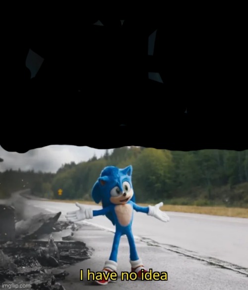 Sonic I have no idea | image tagged in sonic i have no idea | made w/ Imgflip meme maker