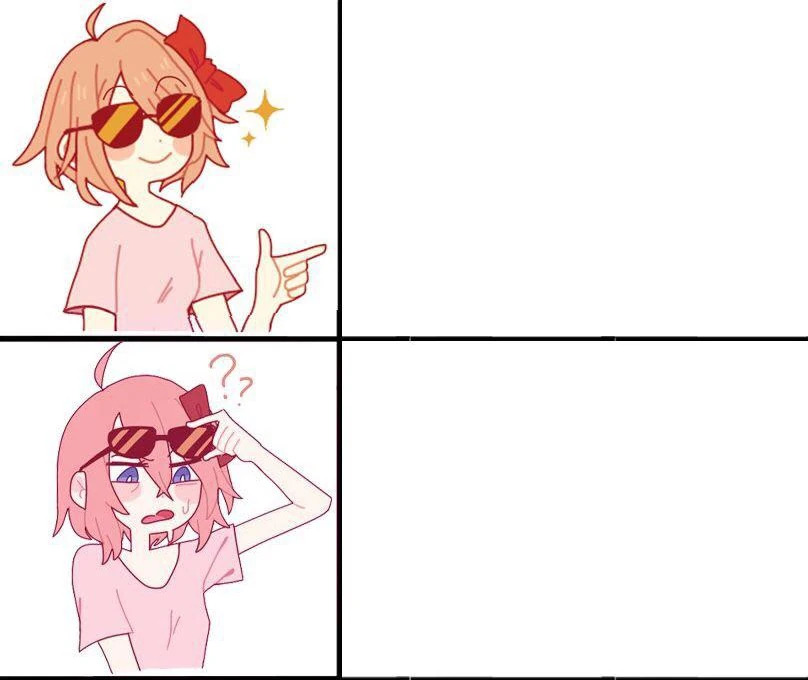 Coolyori happy / confused Blank Meme Template