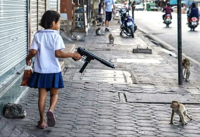 2nd Amendment - Thai style Blank Meme Template