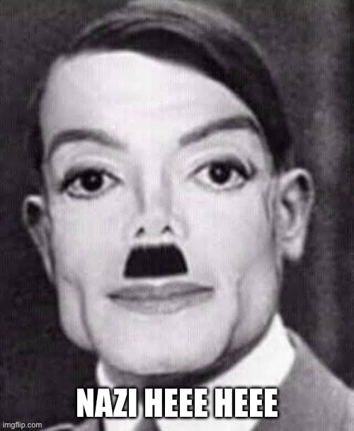 Adolf jackson | image tagged in adolf hitler,mj | made w/ Imgflip meme maker