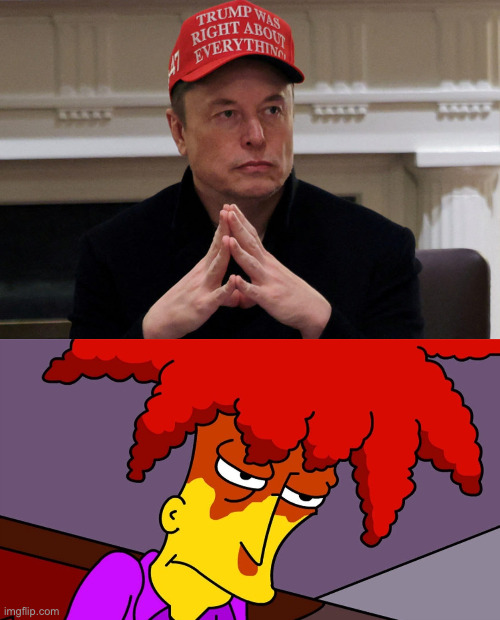 Now you're Sideshow Bob. | image tagged in memes,sideshow elon | made w/ Imgflip meme maker
