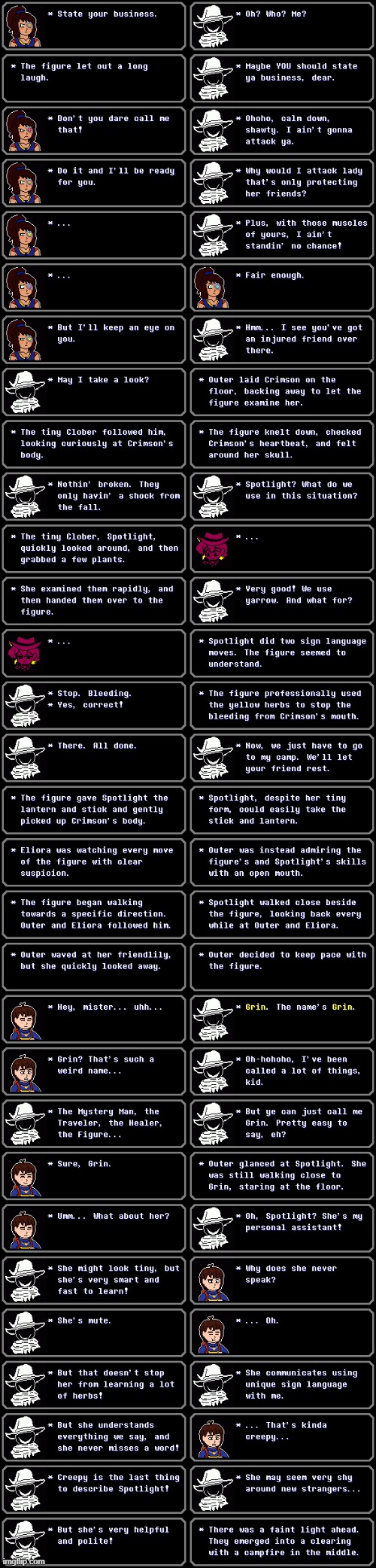 Grin. (Chapter 42) | image tagged in undertale,understream,chapters,chapter,corruption,textbox | made w/ Imgflip meme maker
