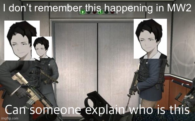 No Russian | I don’t remember this happening in MW2; Can someone explain who is this | image tagged in no russian,roland | made w/ Imgflip meme maker