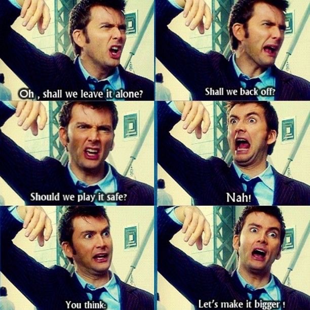 Doctor who should we leave it alone Blank Meme Template