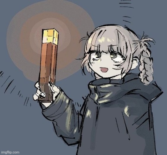 nazuna minecraft candle | image tagged in nazuna minecraft candle | made w/ Imgflip meme maker