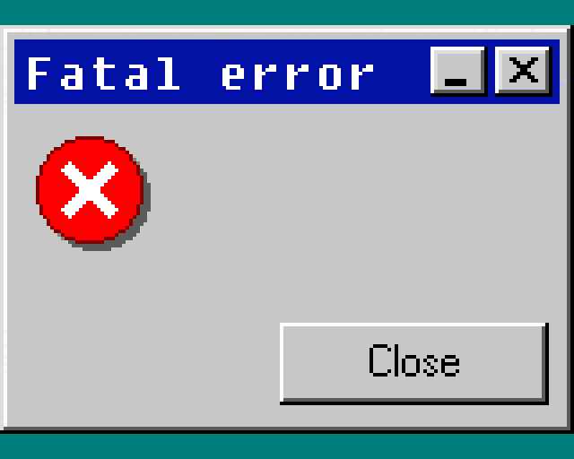 Fatal Error Blank Meme Template
