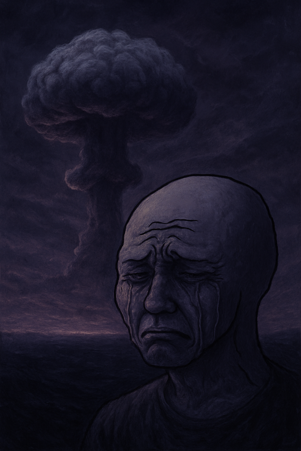 Crying Wojak Blank Meme Template