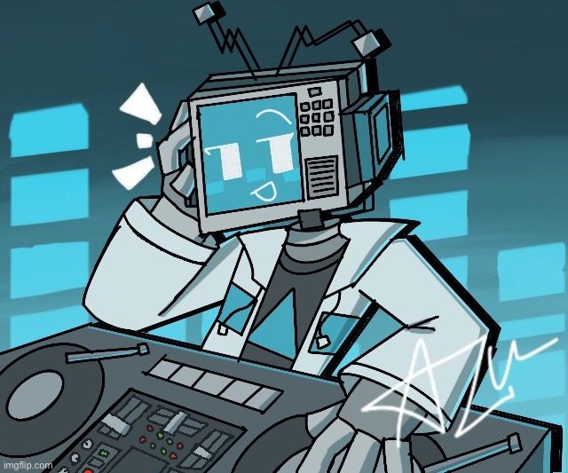 I drew DJ Azure (His signature is on the bottom right) | made w/ Imgflip meme maker