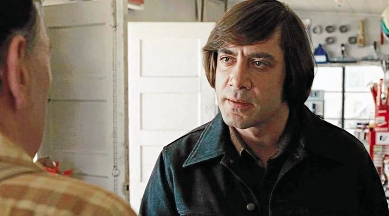 Anton Chigurh coin toss Blank Meme Template