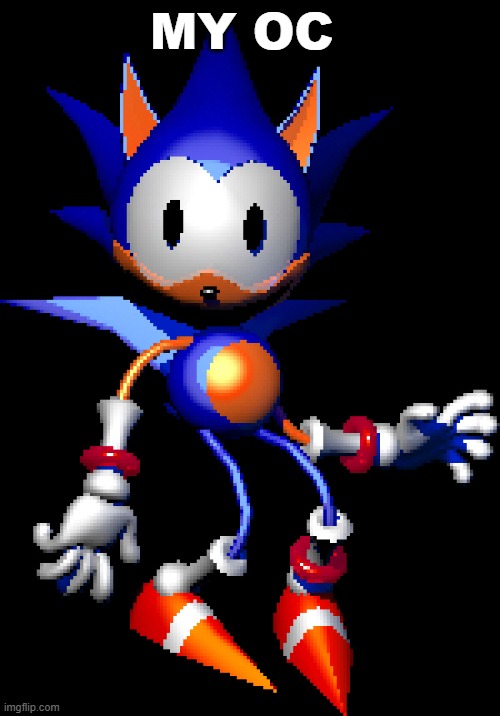 Rewrite Sonic | MY OC | image tagged in rewrite sonic | made w/ Imgflip meme maker