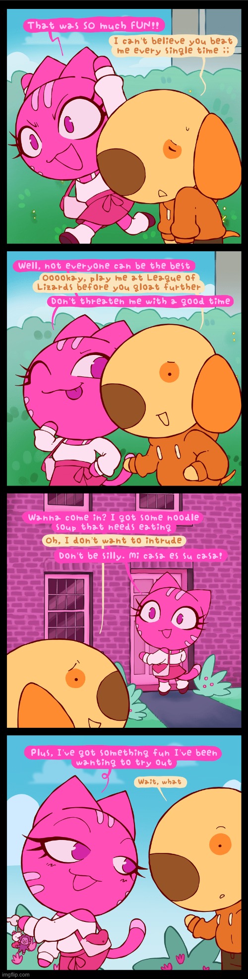 image tagged in cat,dog,league of legends,lizards,house,wait what | made w/ Imgflip meme maker