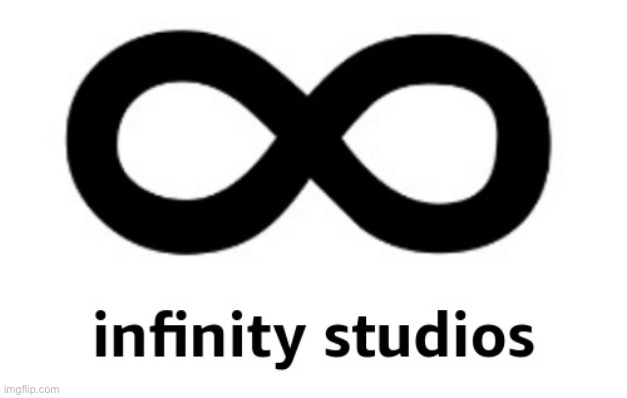 Infinite studios pridemonth logo | image tagged in infinity studios | made w/ Imgflip meme maker