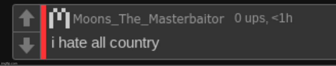 moons i hate all country | made w/ Imgflip meme maker