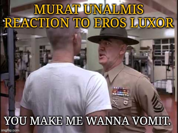 Eros Luxor (Sicilian influencer) vs Murat Unalmis (the Turkish actor who played Demir) | MURAT UNALMIS REACTION TO EROS LUXOR | image tagged in you make me wanna vomit | made w/ Imgflip meme maker
