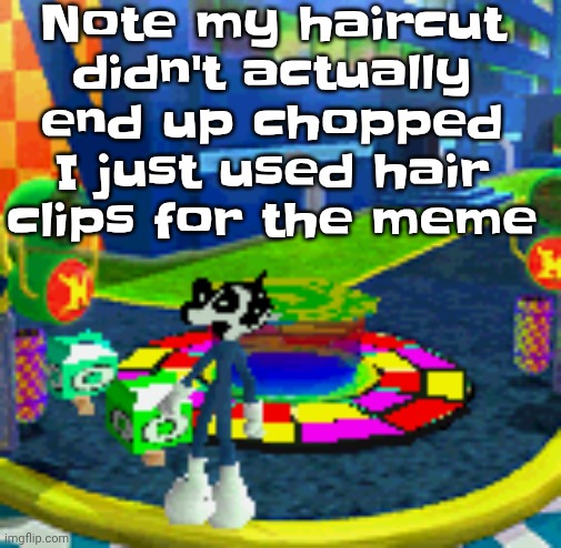 WHOAG | Note my haircut didn't actually end up chopped I just used hair clips for the meme | image tagged in whoag | made w/ Imgflip meme maker
