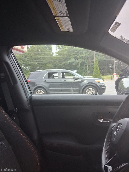 some high ass person is parked in the middle of the gas station | made w/ Imgflip meme maker